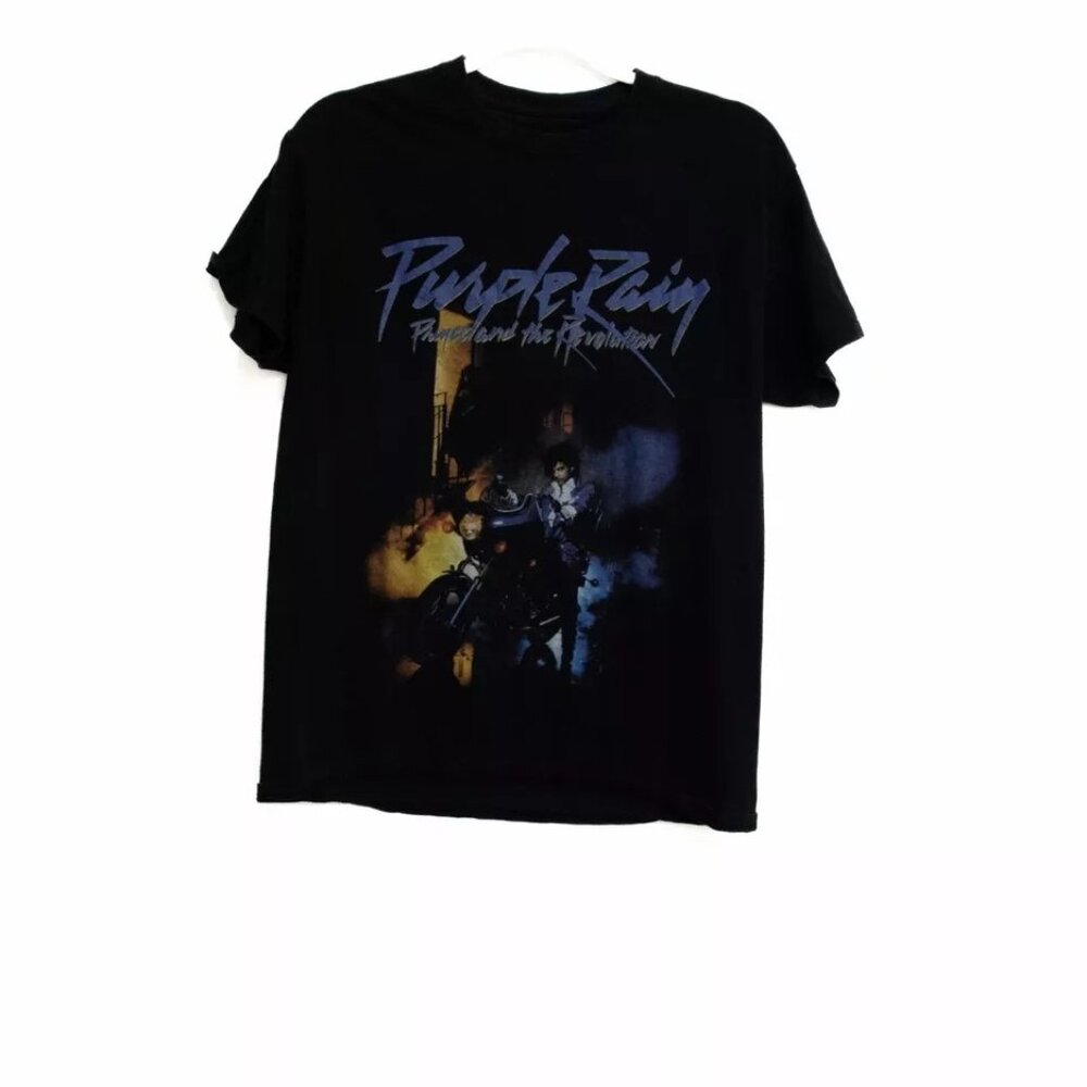 The Prince Estate Official & Approved Mens Black Graphic Tee Short Sleeve Size M